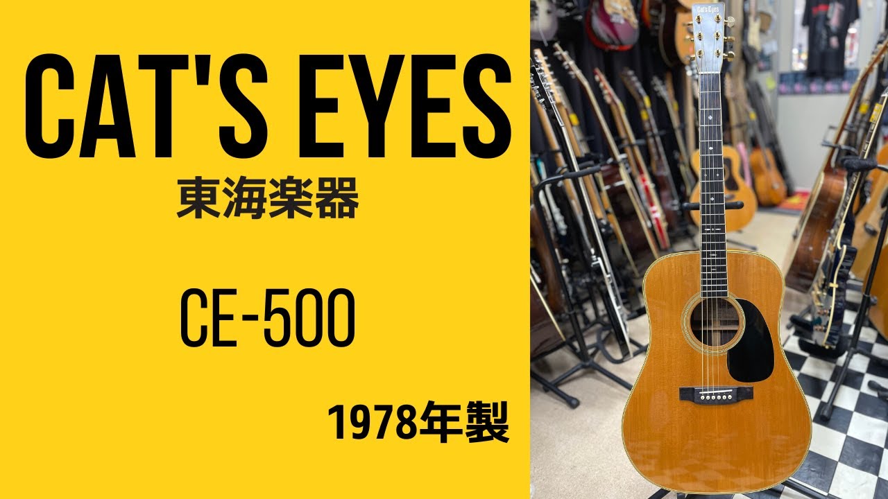 Cat`s Eyes  CE-500  1978年製　Cさんついに画面デビュー？
