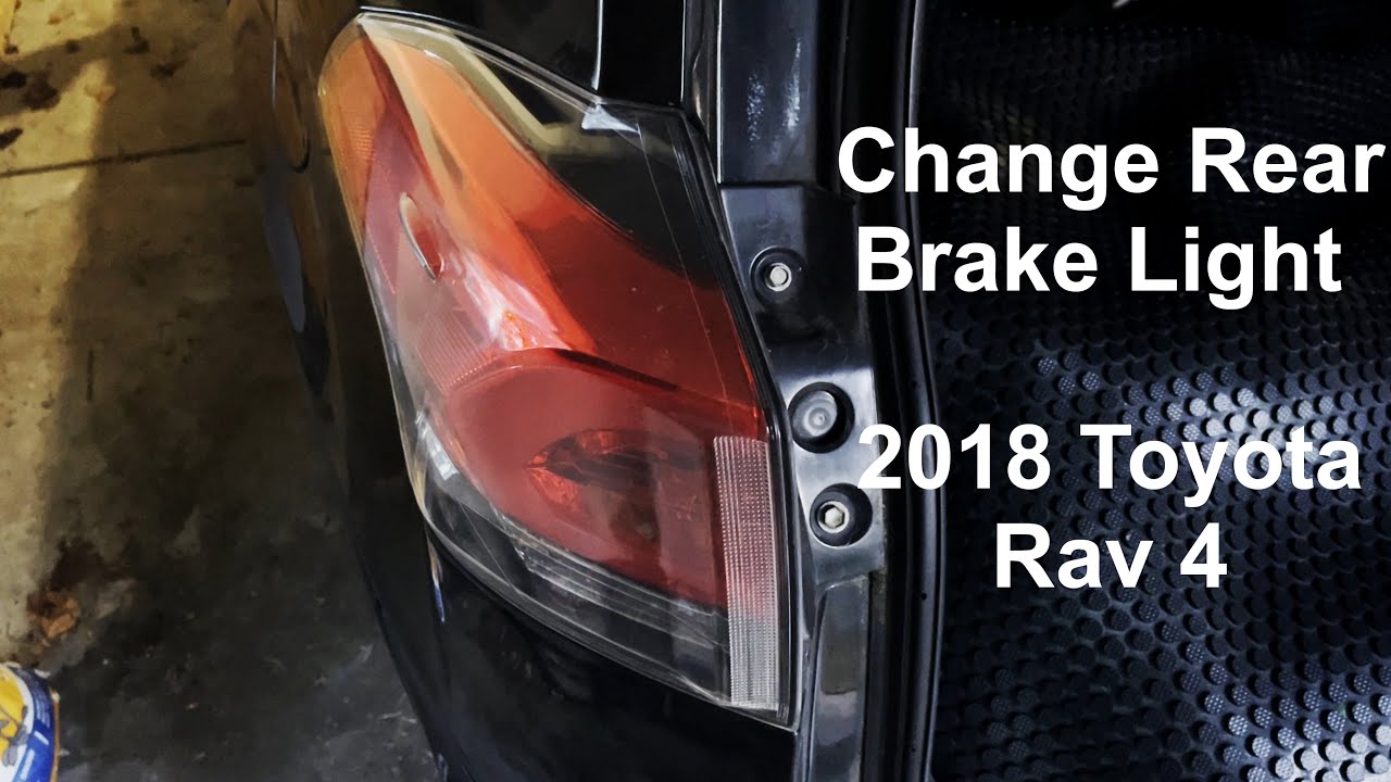 How to replace rear brake light 2018 Toyota Rav 4 (2013 - 2018) DIY EASY