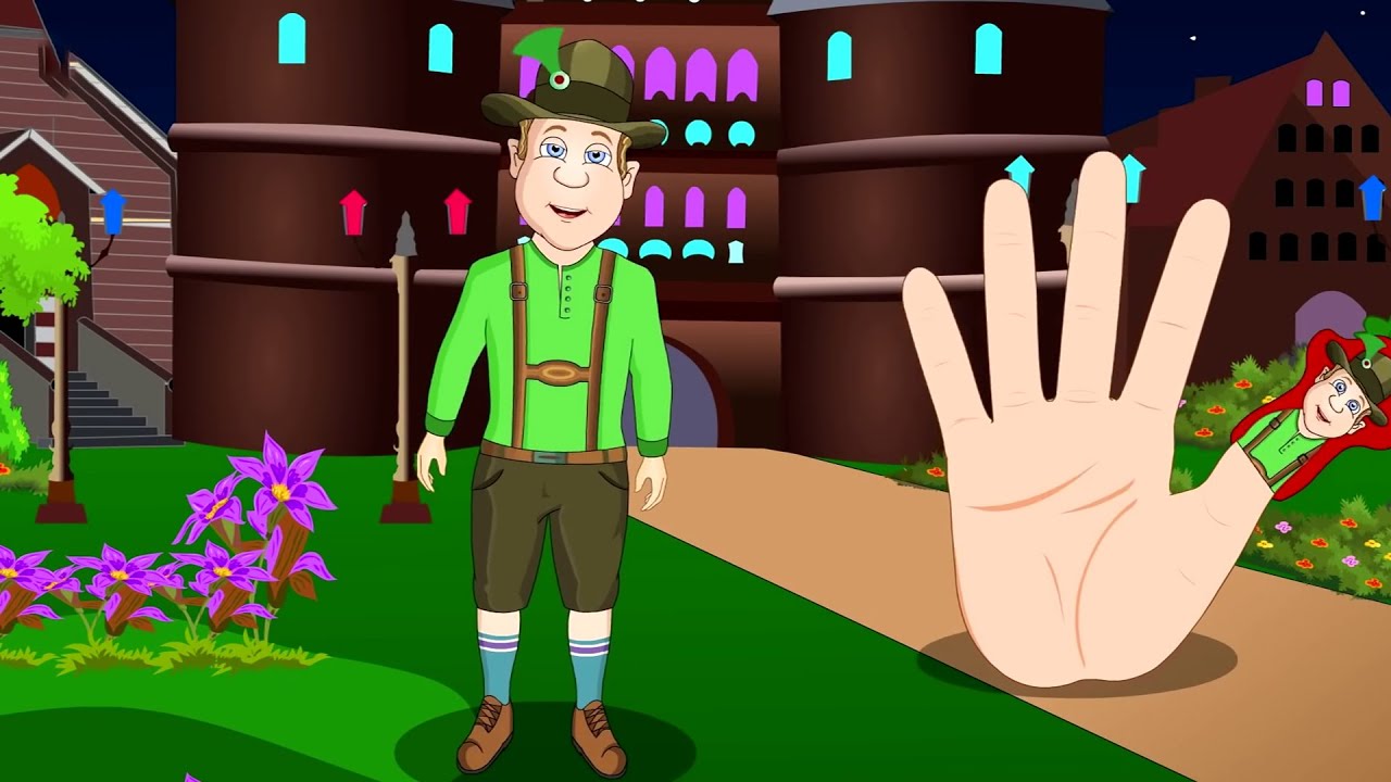 German Finger Family Song - Kids Nursery Rhymes