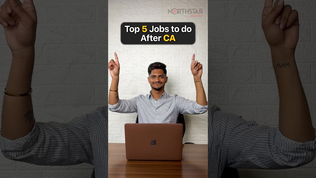 Top 5 Jobs After CA | #ca #cainter #caexams #cajobs #northstaracademy #caalternatives