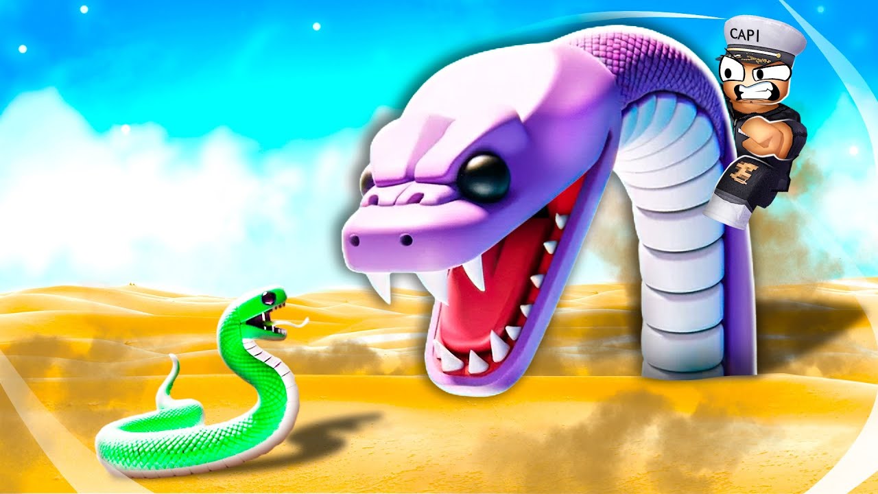 Becoming a GIANT SNAKE in ROBLOX