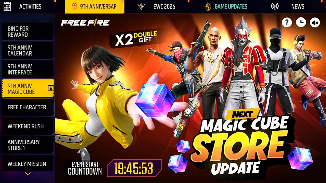 GOOD NEWS😍 Magic Cube Store Update💥😲| Next Magic Cube Bundle | Free Fire New Event | FF New Event