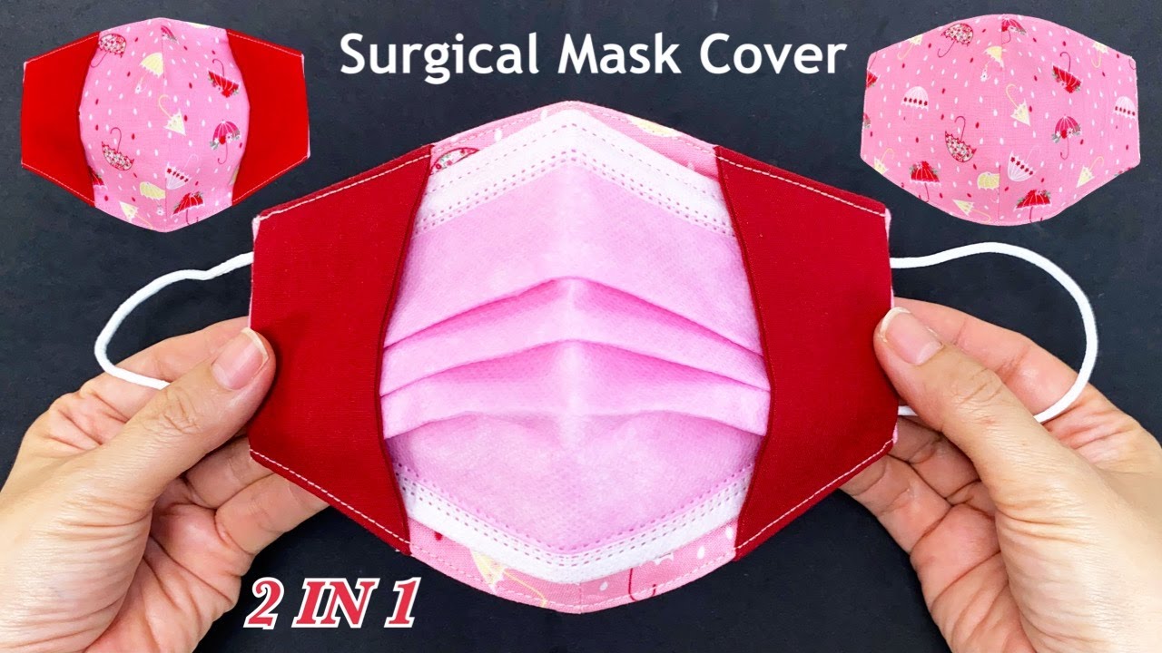 Diy Very Easy Surgical Mask Cover Sewing Tutorial | How to Make Medical Mask Cover More Protection |