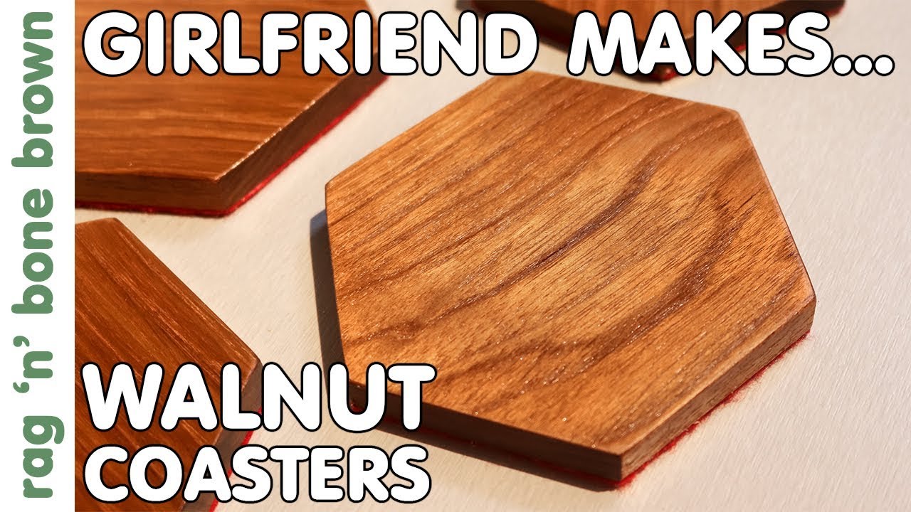 Girlfriend Makes Walnut Coasters