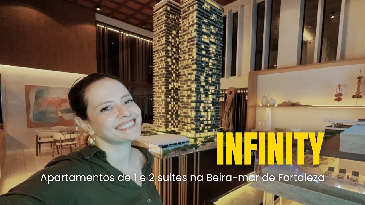 😱 CONHEÇA O INFINITY FORTALEZA POR CAMILA CIRINO #meireles #beiramarfortaleza #arquitetura