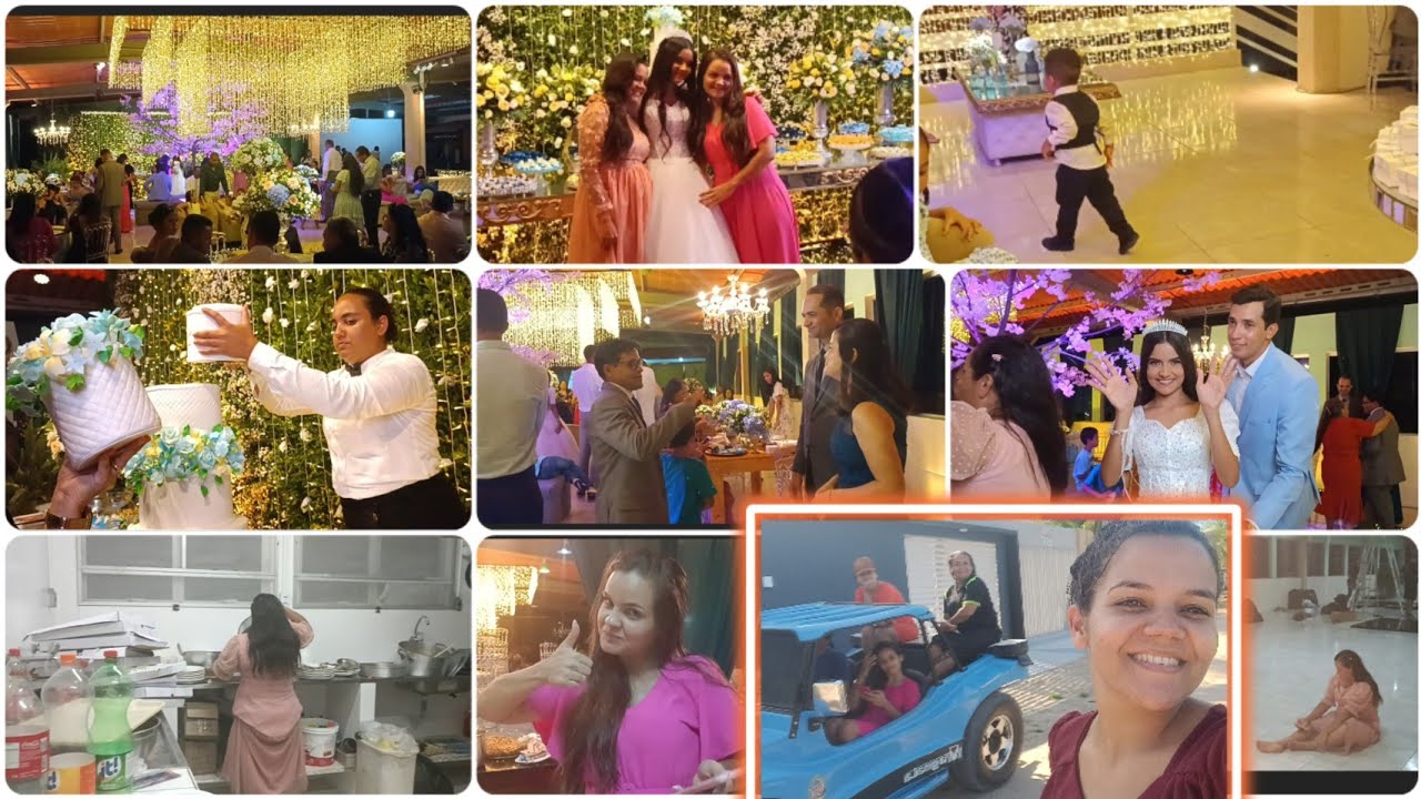 parte 2-casamento+recepção+depois da festa,saímos tarde do local,buffet,doces e salgados+praia