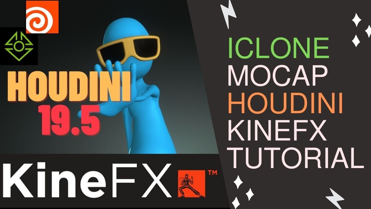 Houdini 19.5: Importing iClone Motion Capture Character to Houdini using KineFX Tutorial