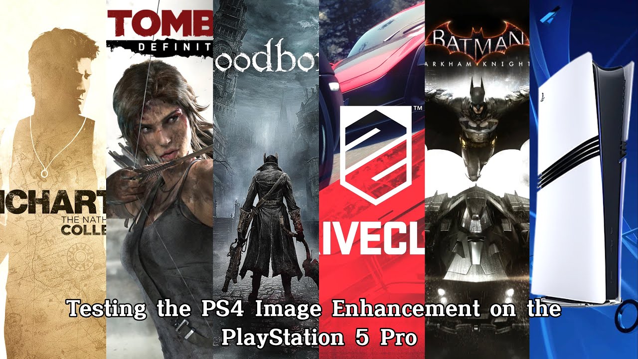 PlayStation 5 Pro - PS4 Image Enhancement - Graphics Comparison - 19 Games Tested
