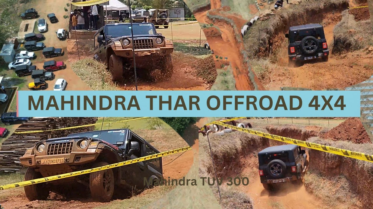 New Mahindra Thar Offroading  4X4 | @wanderwithalokMud Track near Bangalore | offroad lover