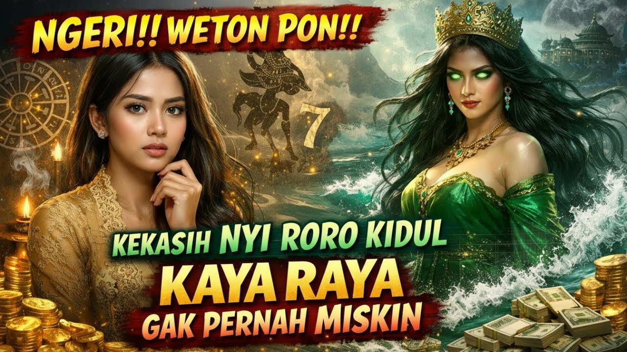 NGERI‼️ WETON PON‼️ KEKASIH NYI RORO KIDUL — PANTAS KAYA RAYA GAK PERNAH MISKIN
