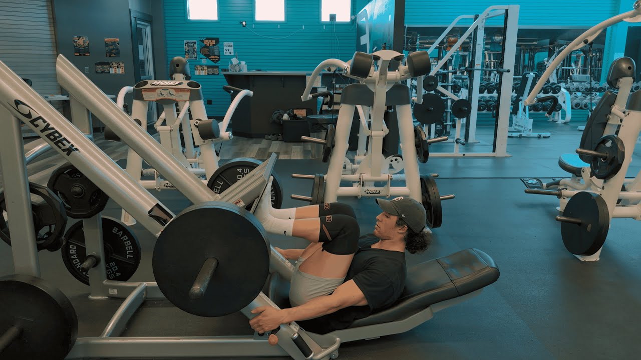 How to train GLUTES in a LEG PRESS