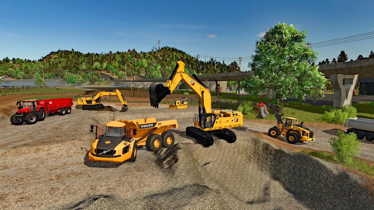 FS25 - Map Hutan Pantai 036 - Forestry, Farming and Construction - LS25