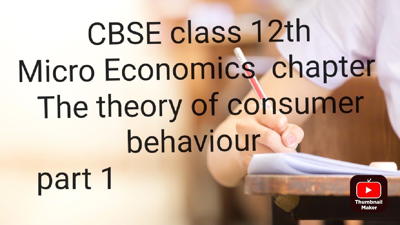 Micro Economics class 12th