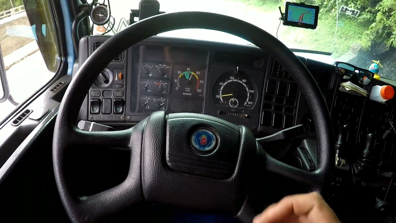Como descer serra com segurança Scania T113H(VD43/21)