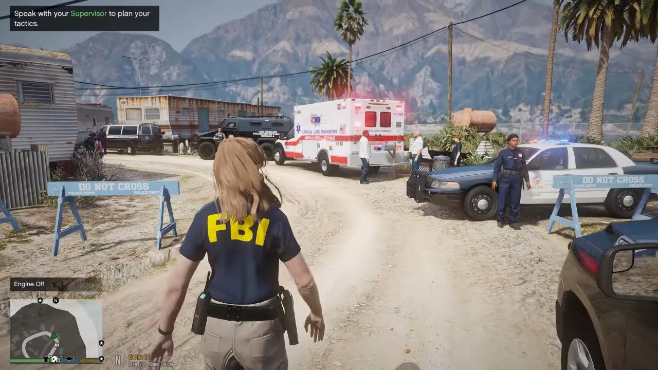 Gta 5 LSPDFR Playing As A FIB/FBI Female Agent - Unmarked Dodge RAM 1500 Patrol #gta #gta5 #lspdfr