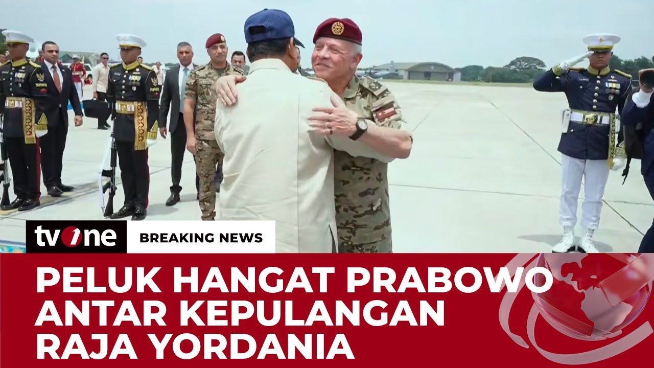 [BREAKING NEWS] Presiden Prabowo Antar Kepulangan Raja Yordania | tvOne
