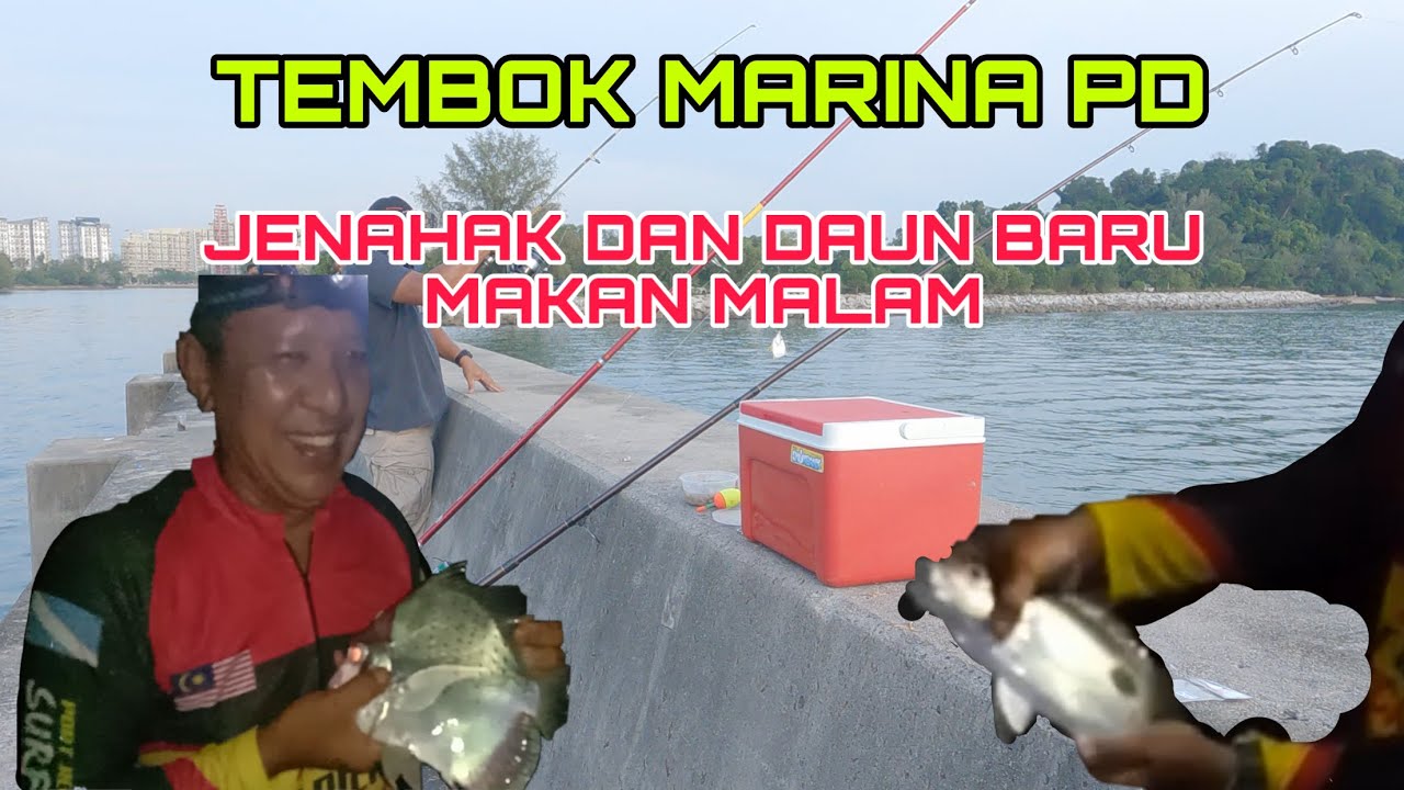 JETI BATU MARINA PD JENAHAK DAN DAUN BARU MAKAN MALAM