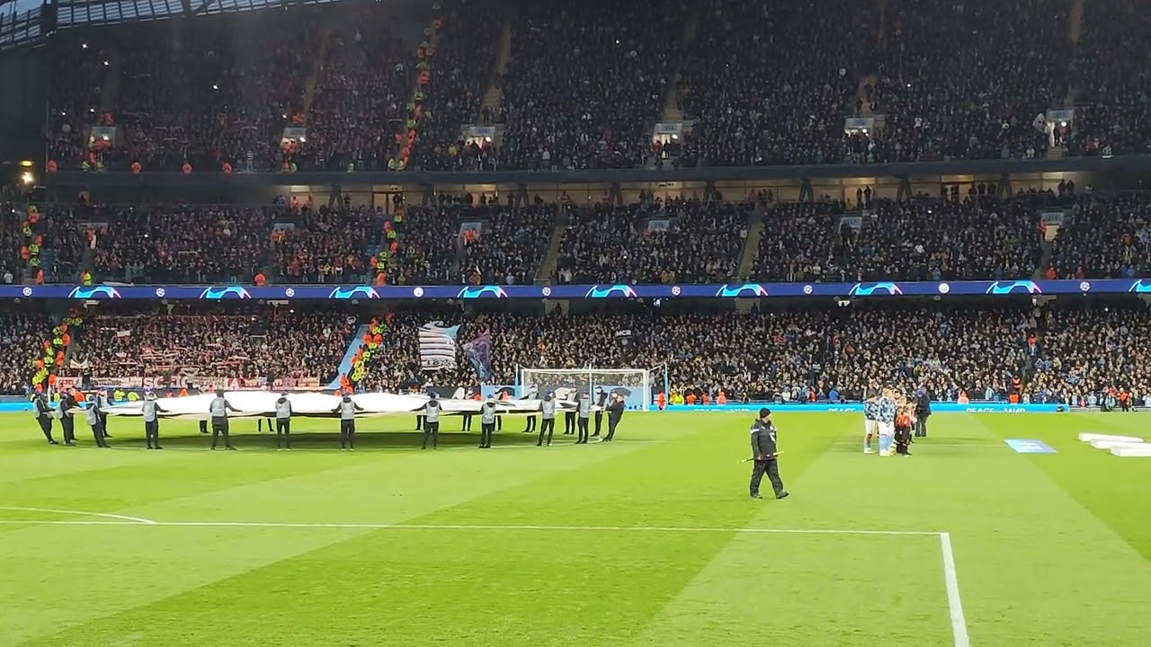 Manchester City FC vs Bayern Munich: UEFA Champions League Quarterfinals Entrance and Anthem