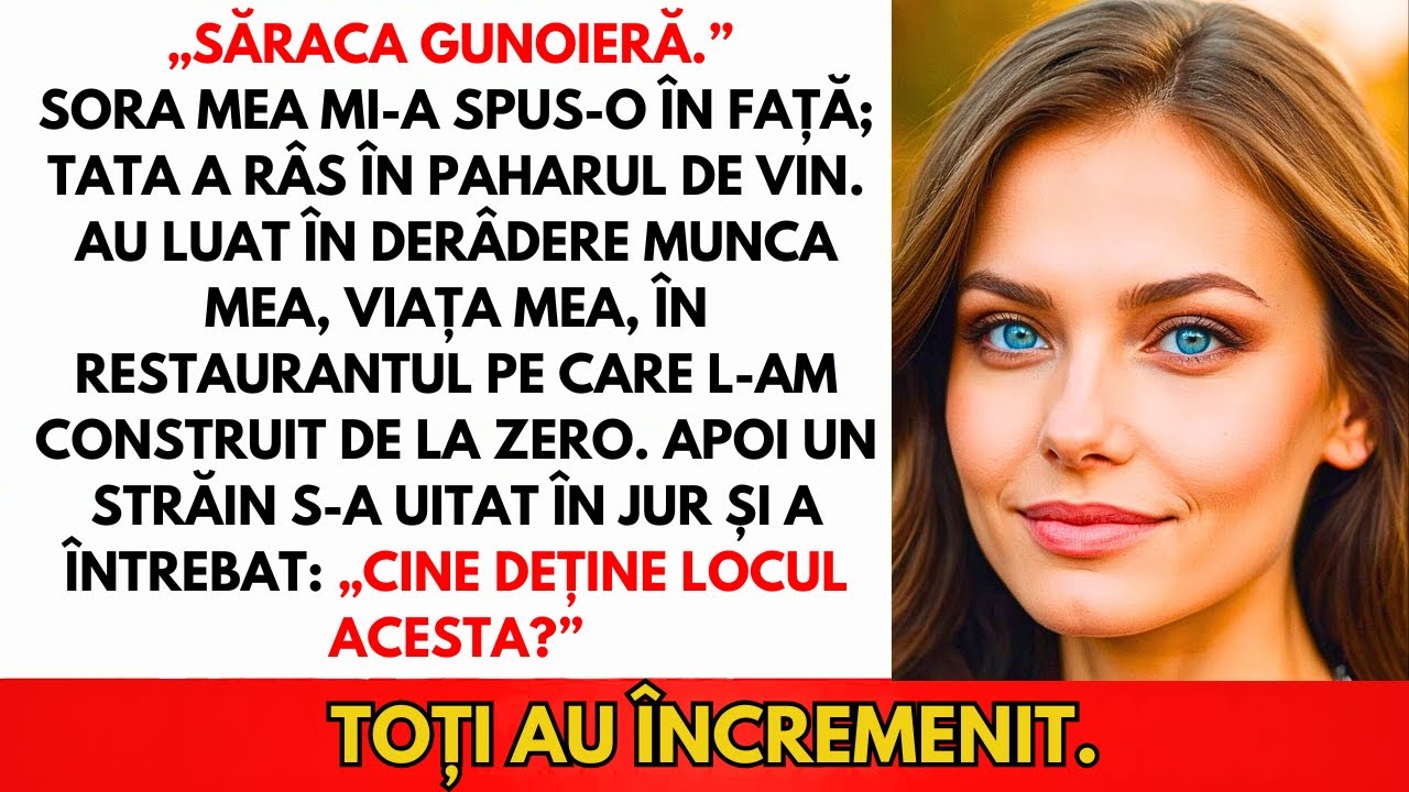 La Cină, Sora Mea M-a Numit ‘SĂRACĂ GUNOIERĂ’ — Oaspete: ‘CE FACE PROPRIETARUL?’