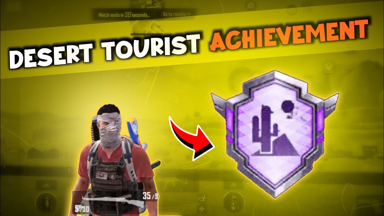 How To Complete | Desert Tourist | Achievement In Bgmi Pubg | Easy Way To Complete Desert Tourist
