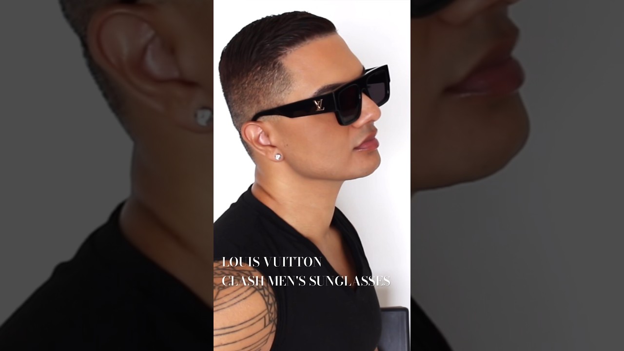 NEW Louis Vuitton Clash Square Large Sunglasses for Men.