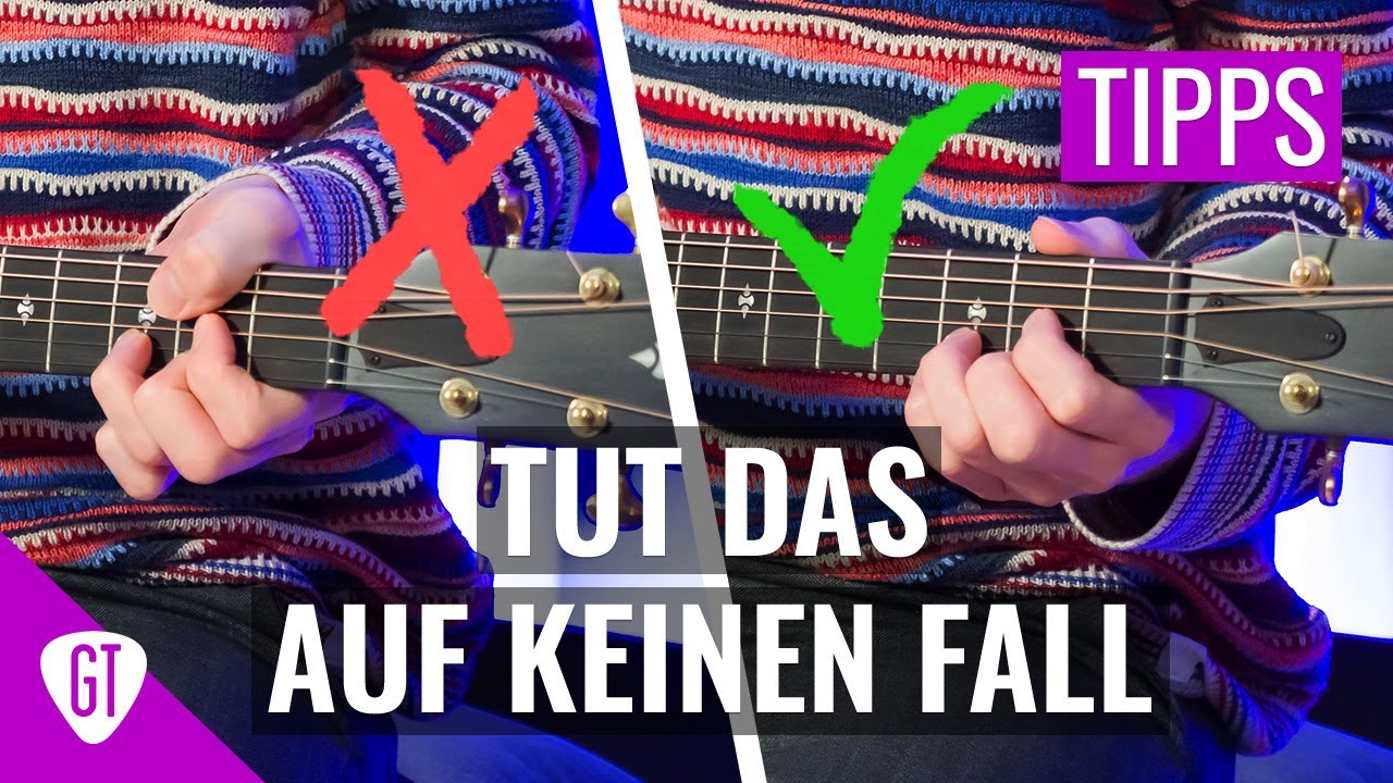 Endlich sauber Gitarren Akkorde schlagen !| Tipps & Tricks