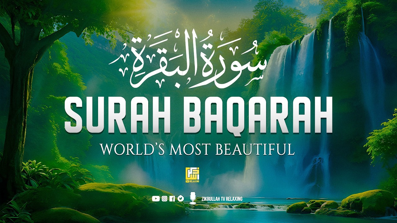 Surah Al-Baqarah (سورة البقرة) Full | Deep Relaxing Quran for Peaceful Mind 🌙 #relaxingquran