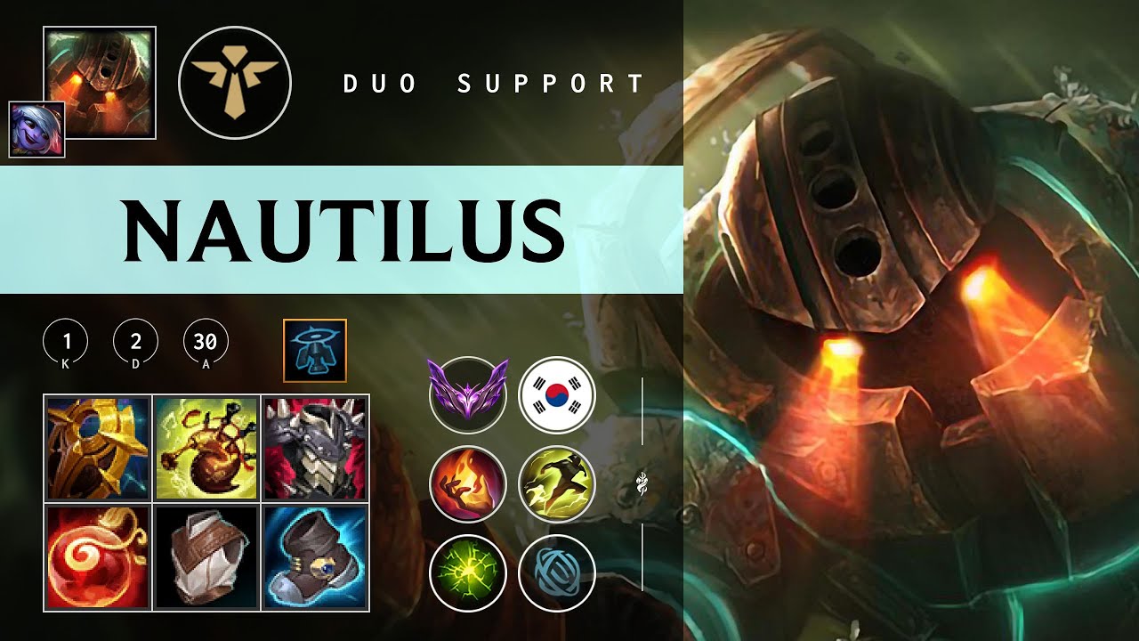 Nautilus Support vs Rakan - KR Master Patch 26.01