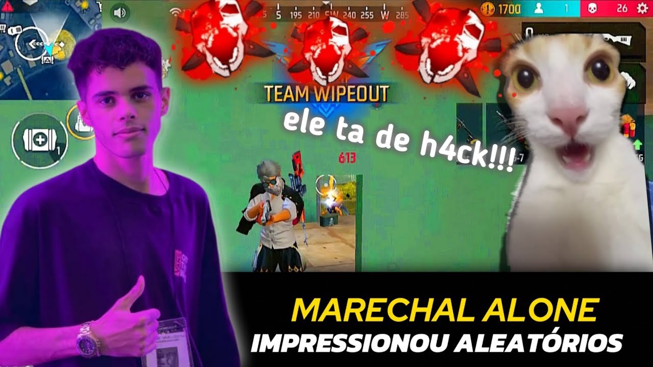 MARECHAL FEZ 30 KILLS COM DUAS AC80 E IMPRESSIONOU ALEAT&Oacute;RIOS NA RANK - FREE FIRE - MARECHAL ALONE 