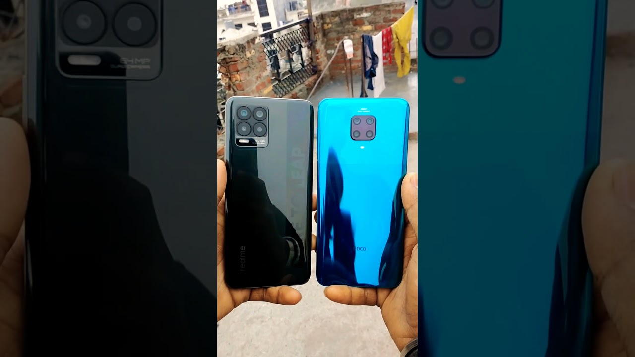 realme 8 vs Poco M2 Pro | realme 8 vs Poco M2 Pro back look #shorts #Shorts