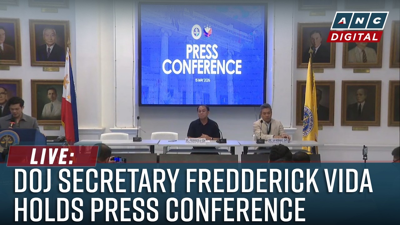 LIVE: DOJ holds press conference | May 15, 2026