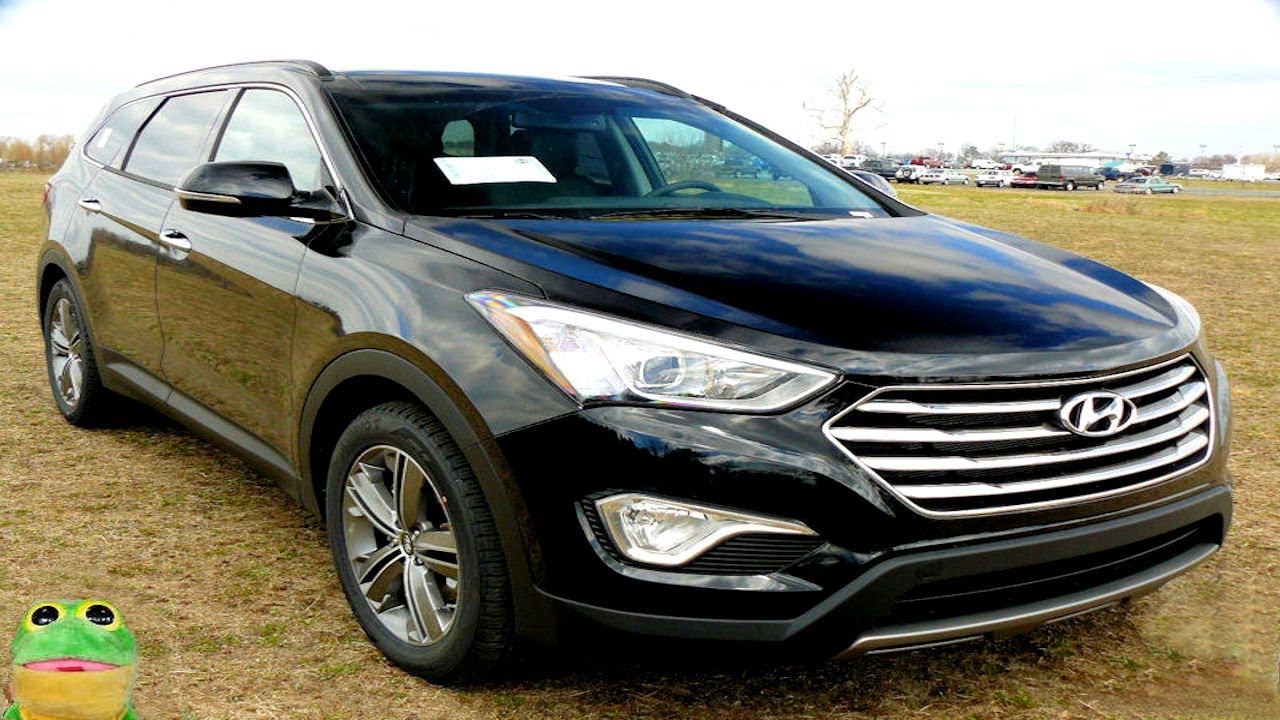 2014 - 2015 Hyundai Santa Fe Long Wheelbase 7 passenger Review 6 Seat Limited Walk Around