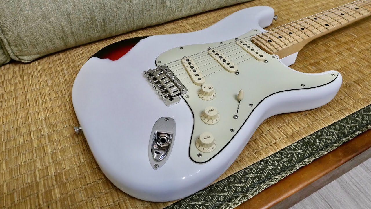 My #1 guitar build from scratch, stratocaster, learn from Kanji Kawabata sensei.