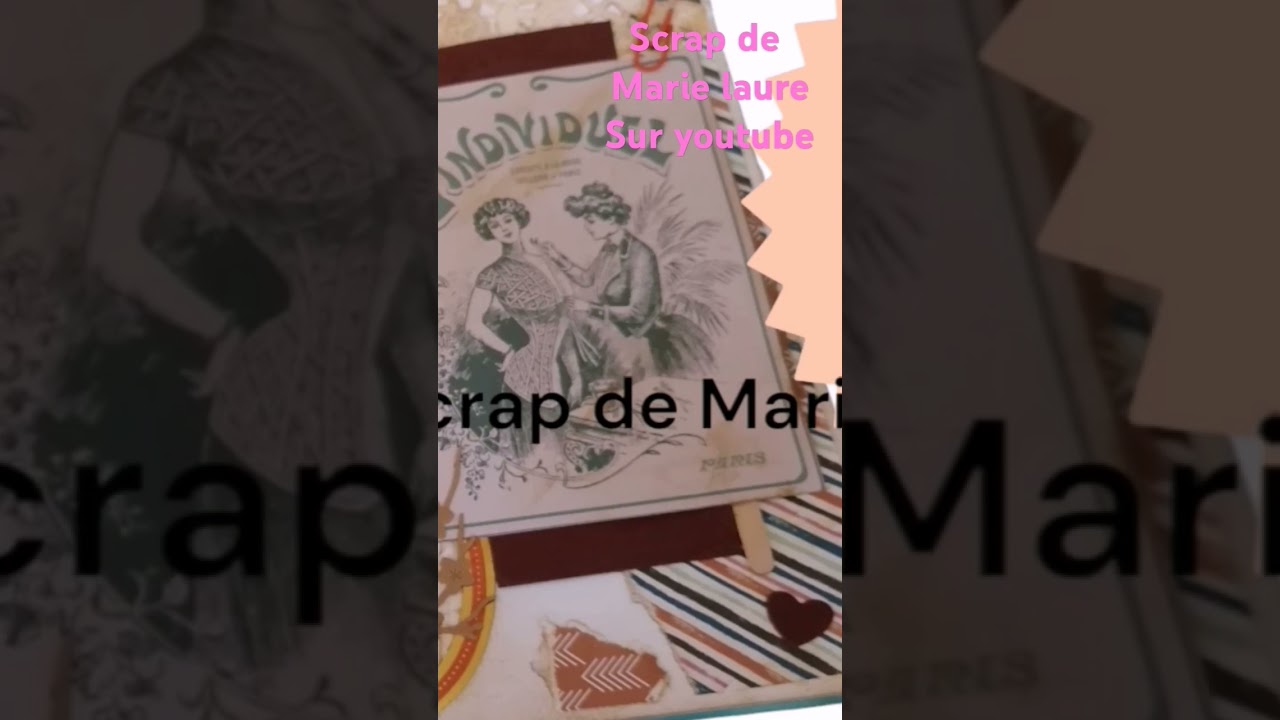 viens faire une page art journal avec moi. astuces en plus. 