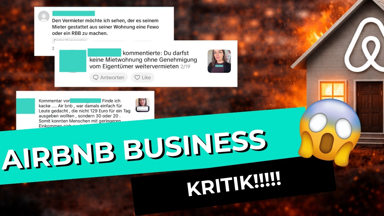 Airbnb Business Kritik über das Geschäftsmodell mit Ferienwohnungen