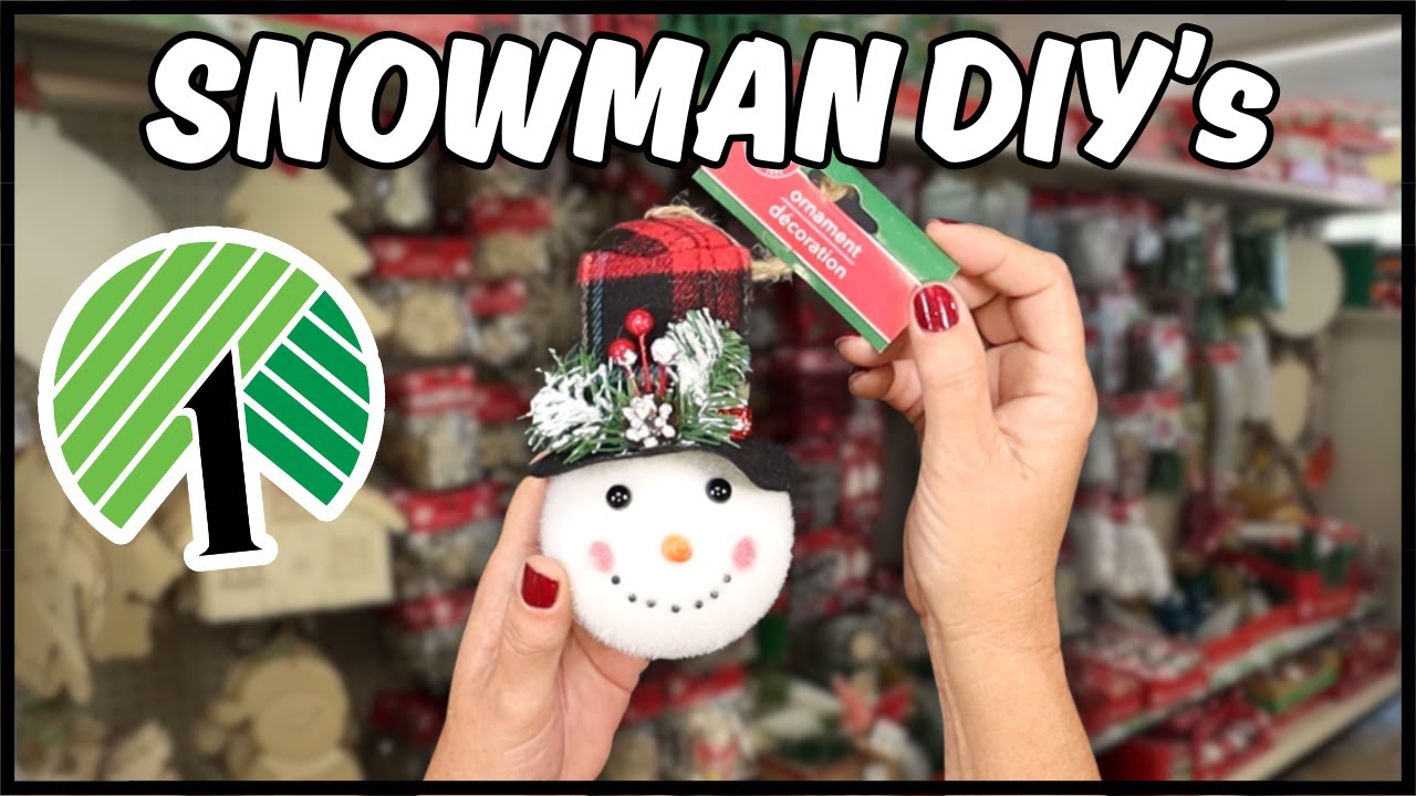Снеговики из долларовой елки своими руками ☃️ Гениальные способы использовать украшения для голов...