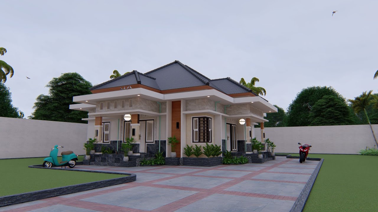 Desain Rumah 9x10m  3 Kamar tidur ada Musolah | Owner : Waliadi - Medan