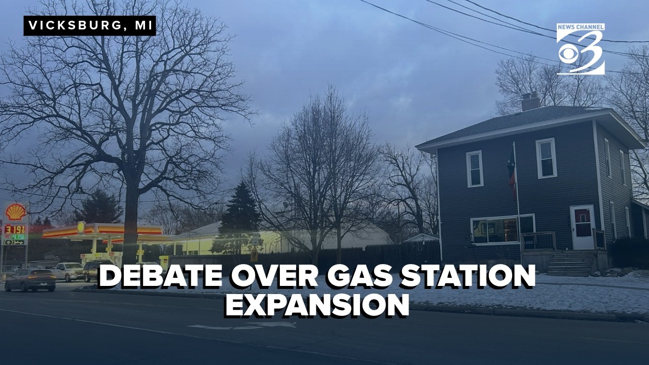 Community debate over possible gas station expansion after residential land is rezoned to commercial