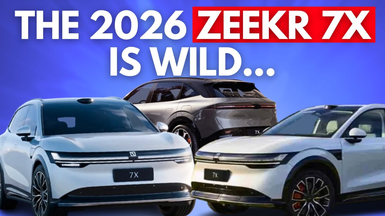 Zeekr представляет НОВЫЙ 7X с зарядкой 900 В, 700 кВт и разгоном от 0 до 100 миль за 2,9 секунды