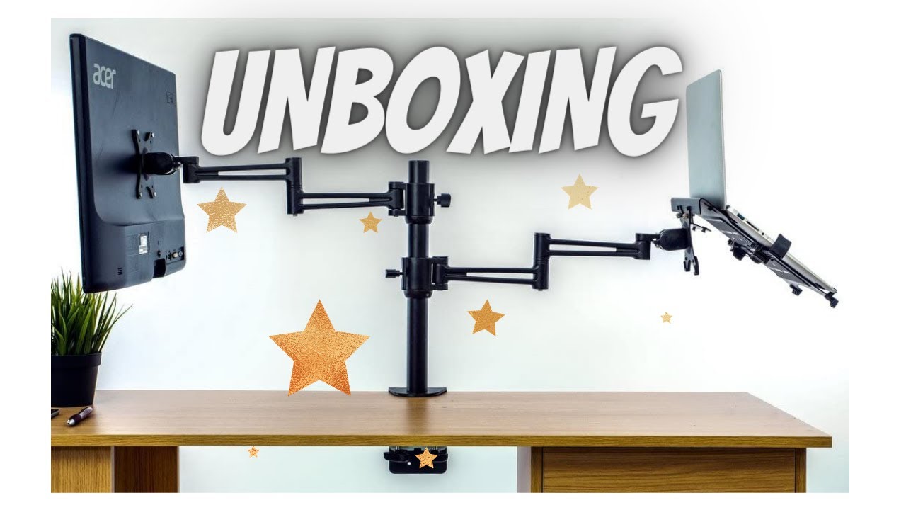 Bramley Power Monitor & Laptop Mount / Arm Unboxing and Set Up - Minimal Desk Set Up