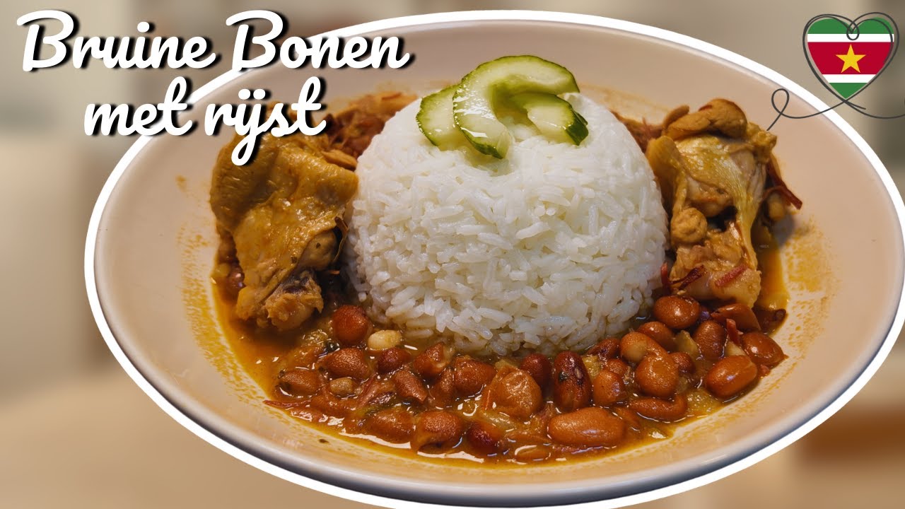 SURINAAMSE bruine bonen maken – makkelijk recept ZOALS vroeger ❤️