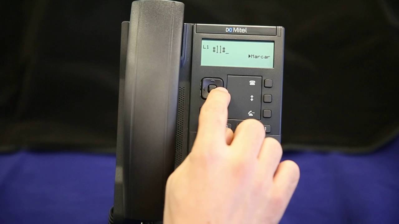 Funcionamiento terminal Mitel 6863i