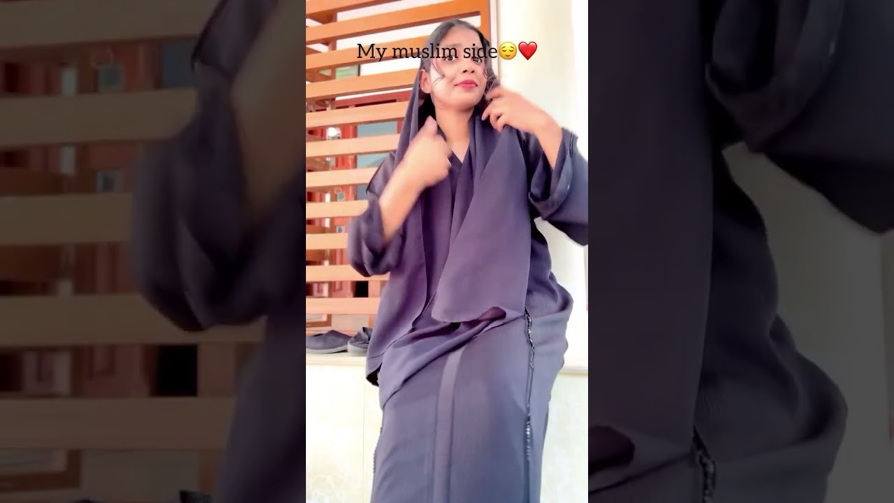 I Love My Muslim Side 🖤✨ #Hijab #Muslimah #Aesthetic #chiffonhijab #abaya #modeststyle #islamic