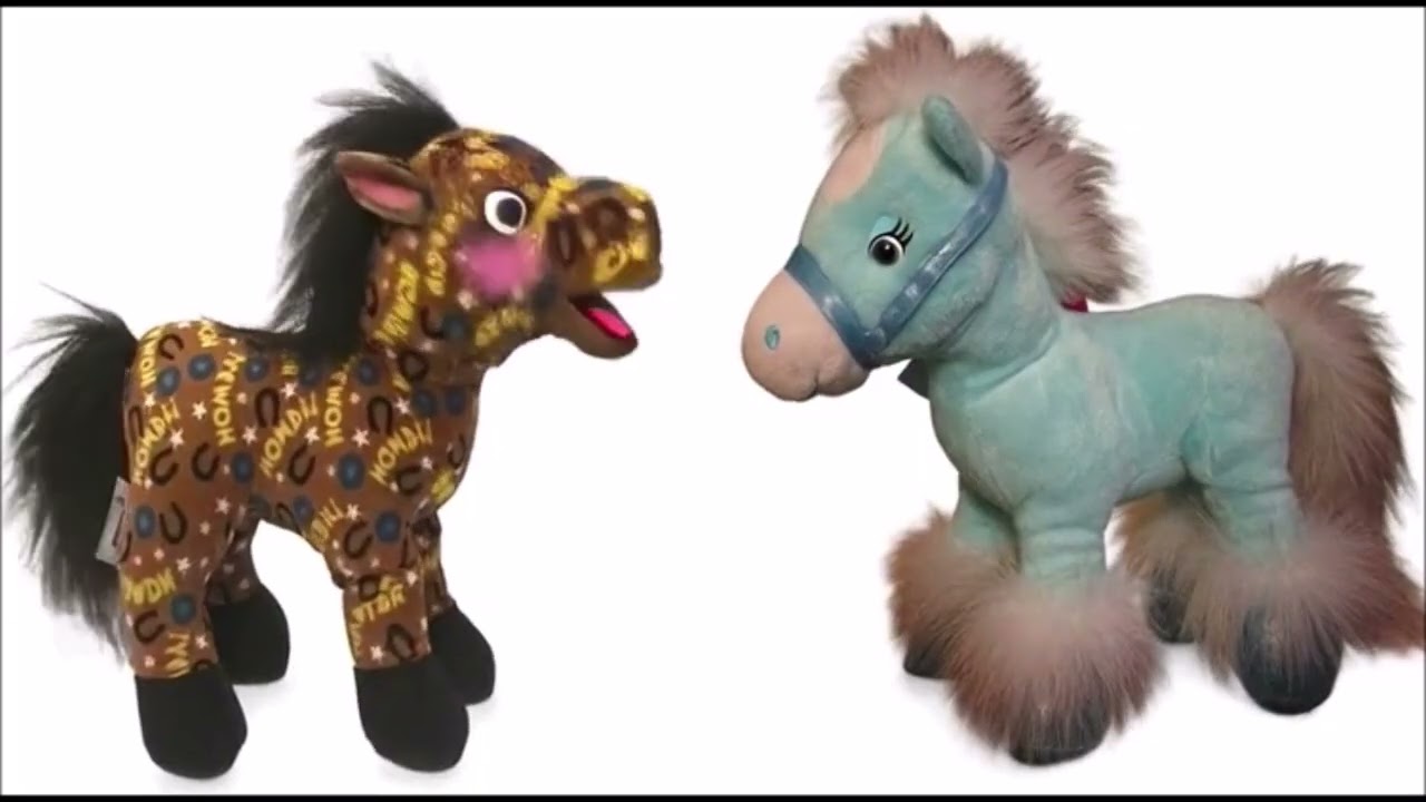 Sonic the Hedgehog and Woody the Webkinz Howdy Horse