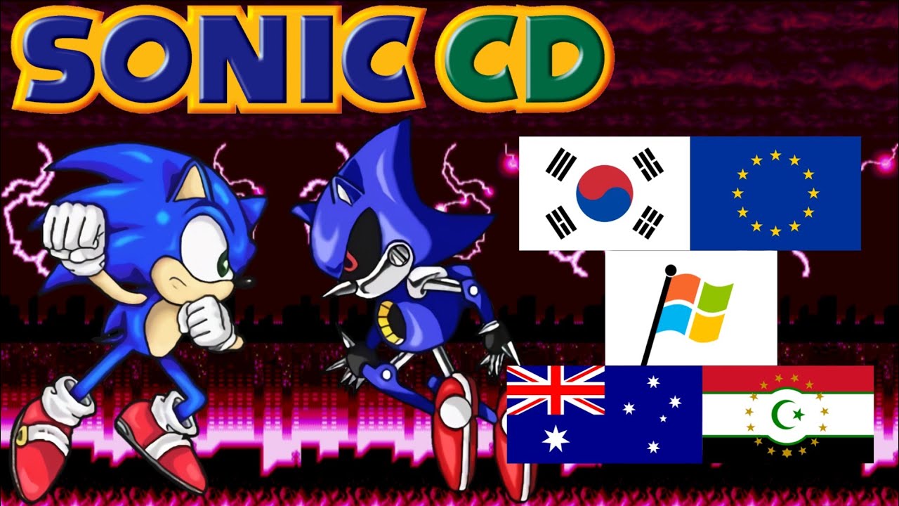 Sonic CD - Metal Sonic Fight In Bad Future (All OST Versions) Part 2