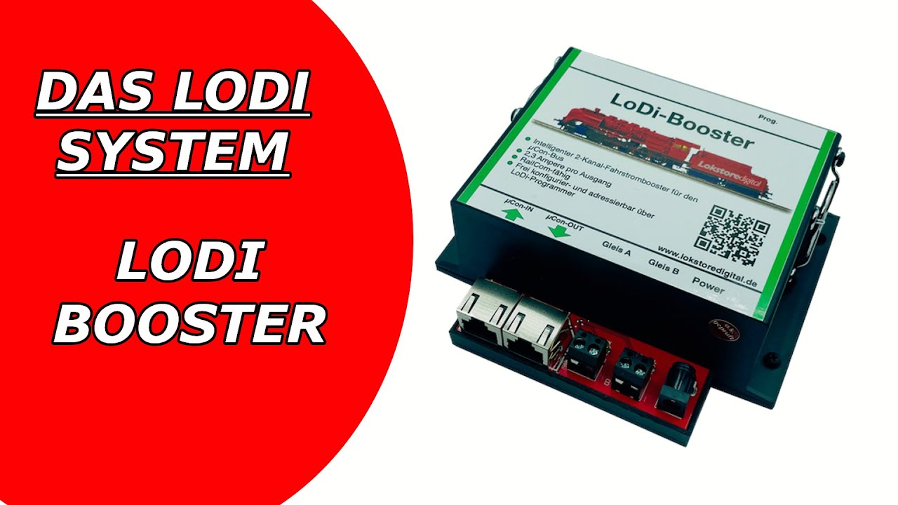 Modelleisenbahn Digitale Steuerung LoDi Booster Modellbahn mit dem Pc Steuern