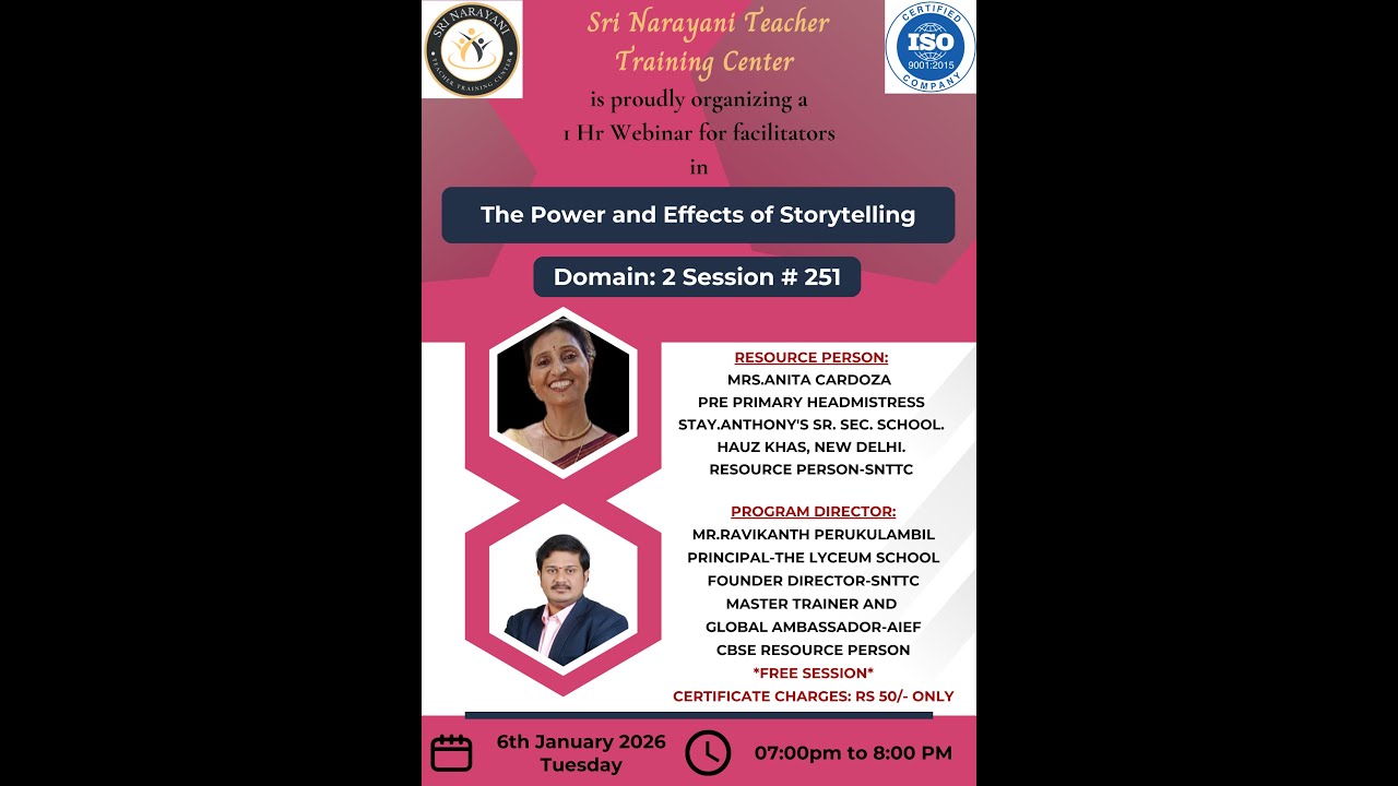 Session#251The Power and Effects of Storytelling