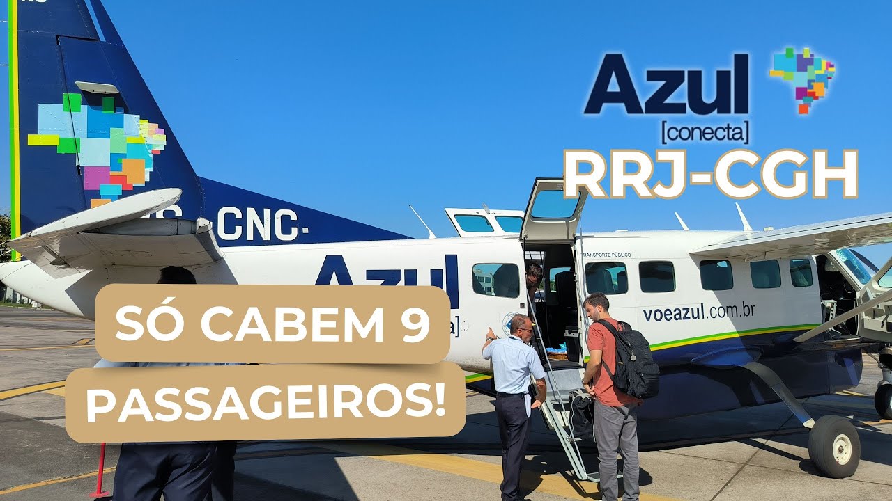 Voando no CESSNA GRAN CARAVAN da AZUL: RRJ-CGH #81