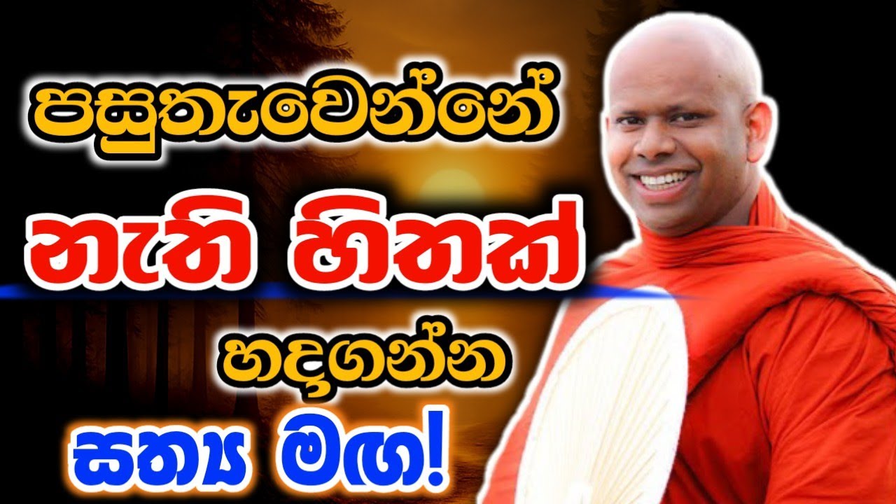 පසුතැවෙන්නේ නැති හිතක්  හදාගන්නේ කොහොමද welimada saddaseela theru.#bana #බන #trending #budubana