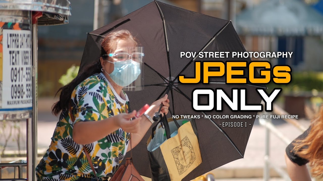 JPEGs ONLY : POV STREET PHOTOGRAPHY USING FUJIFILM RECIPE | Kodak Portra 800